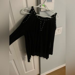 INC from Macys long sleeve cold shoulder top